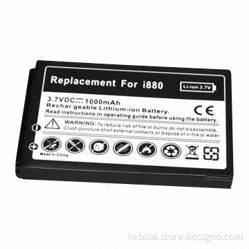Mobile Phone Battery, Suitable for Samsung i880, with 1,600mAh High Capacity